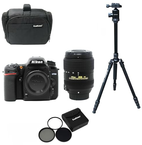 KamKorda Beginner Outdoor Sports Photography D7500 DSLR Camera Kit + 2 Year Warranty