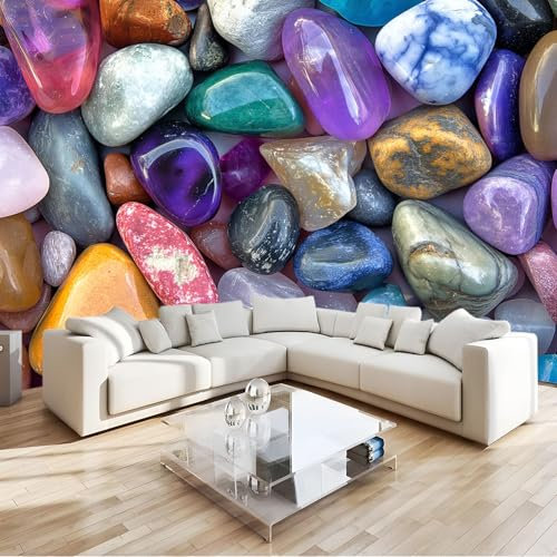 Fototapete Stein Farbe 200x140 cm 3D Vliestapete Wandbild, Mustertapete Moderne Wandtapete, Wohnzimmer Schlafzimmer Kinderzimmer Büro Flur Wanddeko