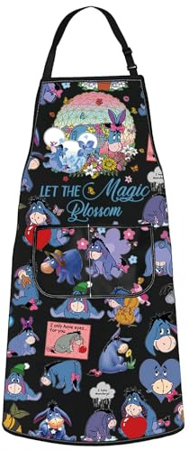 WZMPA Donkey Kitchen Apron Donkey Fans Gift Let The Magic Blossom Adjustable Apron Donkey Merch, Blossom Donkey Ap, Medium