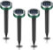 4Packs Professional Solare Repellente per Talpe Ultrasuoni,Ultrasuoni per Anti Talpa con Impermeabile,Dissuasori per talpe,Repellente per Scaccia talpe