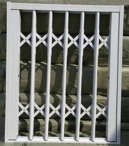 Custom Lockable Window Security Bars for Anti-Burglary, Strong Sliding Balcony & Gate Protection - 20-70 Inch Height, Ideal for Kids, Toddlers & Pets Safety (32x68in/81x173cm)