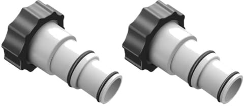 Supkancl Adaptador de Manguera de Piscina de plástico for Bombas de conexión roscada (1/2/3/4/5 Piezas)(2 PCS)