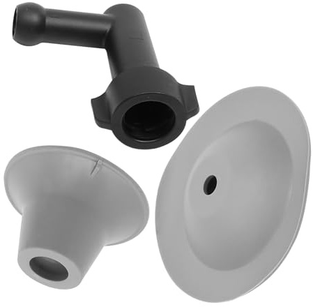 VILLCASE Déboucheur De Toilettes Flexible à Piston Blanc Sabot De Toilette Ergonomique Outil De Nettoyage Pour Wc Et Éviers Usage Domestique