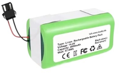 Batería De 14,4 V For Robot Aspirador Conga 3500, 950, 990, 1090 Y 1790. Compatible con Deebot N79S, N79 Y DN622.(5200mAh 1pc)