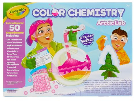 Crayola Arctic Color Chemistry Set for Kids, Steam/Stem Activities, Educational Toy, Ages 7, 8, 9, 10
