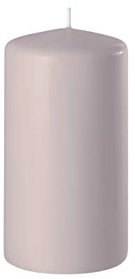 Candela a colonna, altezza: 130 mm, Ø 70 mm, durata: circa 60 ore (rosa legno)