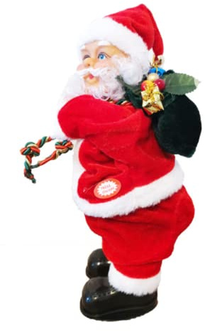Weihnachtsmann Schüttelnd Hüften Weihnachtsmannpuppe Beweglich Weihnachtspuppe mit Tanzmusik Weihnachtsdeko Tanzend Nikolaus Ornament Weihnachtlich Weihnachtsschmuck für Weihnachtsfeier Party