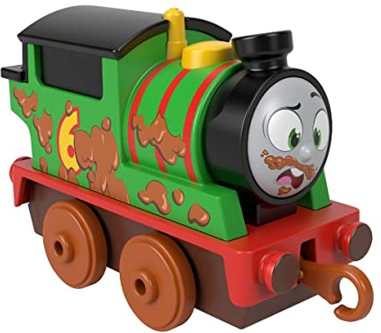 Thomas & Friends Fisher Price Mud Run Percy Push-Along leksakståg för barn i åldrarna 3+