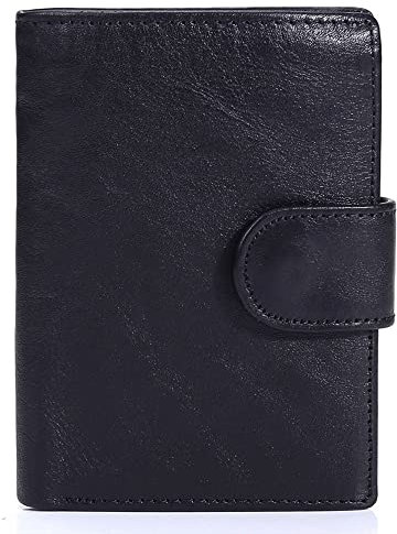 XIXIDIAN Männer Geldbörse Männer Echtes Leder Multi-Card-Bit Retro-Kartenhalter-Kupplungs-Geldbörsen (Color : C, Size : 10c*13.5 * 2cm)