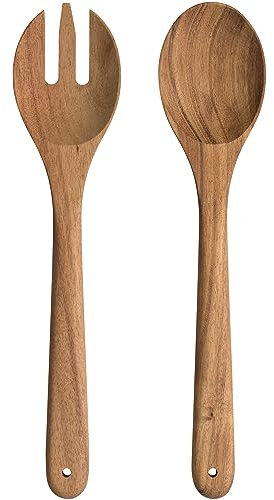 LEONARDO HOME 023076 Salatbesteck, Holz