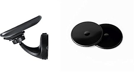 TomTom Aktiv-Magnethalterung für ausgewählte 7'' Modelle & Klebe-Befestigungsplatten fürs Armaturenbrett Modelle
