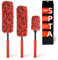 SPTA Brosse Jante Voiture, 3 Pièces Brosse de Nettoyage en Laine Synthétique pour Jante sans Partie Métallique, pour Le Nettoyage des Jantes en Acier et des Jantes en Alliage