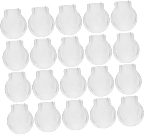 KONTONTY 50stücke Clip Ohrring Pads Transparente Antirutsch-ohrpolster Flexible Ohrclips Für Schmuckherstellung Sicherer Halt Für Ohrclips Ohne Ohrlöcher