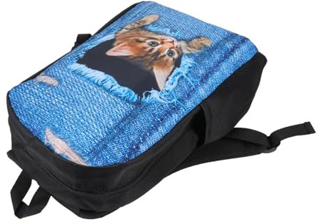 HANABASS Rucksack Für Studenten Mit Cartoon-design Langlebiges Und Strapazierfähiges Material Verstellbarer Schultergurt Mit Robuster Schnalle Großes Fassungsvermögen Für Hefte Und