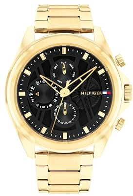Tommy Hilfiger Multi Zifferblatt Quarz Uhr für Herren mit Edelstahl- oder Lederarmband