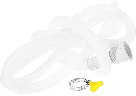 Gadpiparty 4m Flexible Drain Hose for Air Conditioner Tube Corrugated Interface for Household Use Wear-resistant and Leak Design