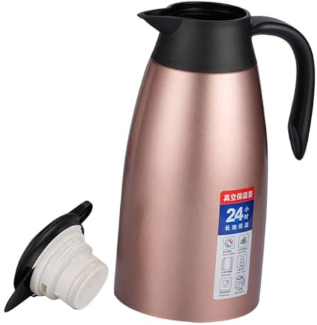 DECHOUS Borsa Dellacqua Calda - Caraffa Termica Con Rubinetto in Acciaio Inossidabile Per Bevande Calde Ideale Per Ufficio O Casa