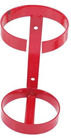 LIFKOME Staffa per Estintore in Metallo Rosso per Auto e Casa Supporto Verticale Facile da Installare per Estintore Sicuro e Pratico