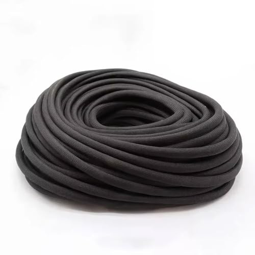 YINLUCK Guaina Intrecciata in Fibra di Vetro 1-20 Mm (15 M) – Rivestita in Resina Siliconica, Alta Temperatura 600 °C, Guaina Isolante for La Protezione di Cavi E Tubi(3mm)