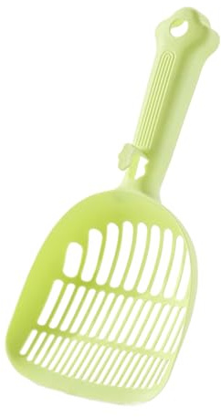 Xijobido Paletta Per Lettiera Per Gatti | Setaccio Paletta Scolare Rifiuti, Ergonomica con Manico Lungo per Pulizia Domestica Facile per Gatti Animali Domestici Casa Interno Uso Semplice