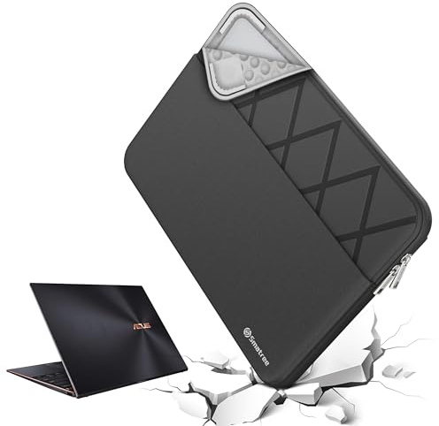 Smatree portátil Funda para 16 Pulgadas ASUS TUF Gaming A16 2025/2024,16 Pulgadas ASUS TUF Gaming F16 2025,Protective Computer Funda con Bolsillo para Accesorios,antigolpes Patentado Diseño (E641)
