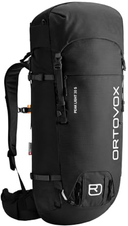 ORTOVOX PEAK LIGHT - 30l - Leichter, sehr funktionaler Rucksack für anspruchsvolle Alpinist*innen mit kurzer Rückenlänge - schwarz