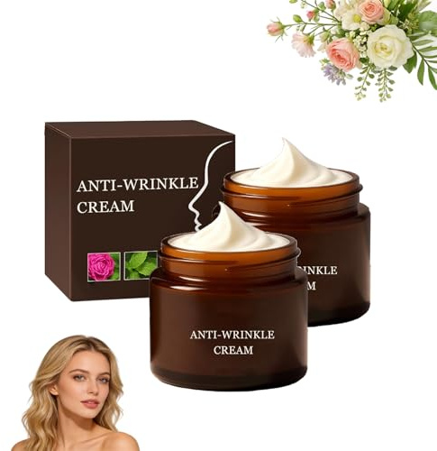 Luxeveria Retinol anti-rynkkräm, minskar fina linjer, återställer elasticiteten, uppstramande och lyftande ansikts fuktkräm, djup fuktförsörjning (2 st)
