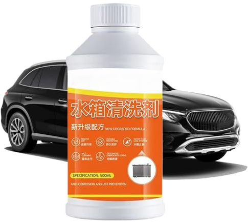 Nettoyant Interne Radiateur - Nettoyant détartrant 500ml | Rinçage pour radiateur d'automobile,pour atelier automobile, blocs moteur à noyau métallique, culasses, joints,