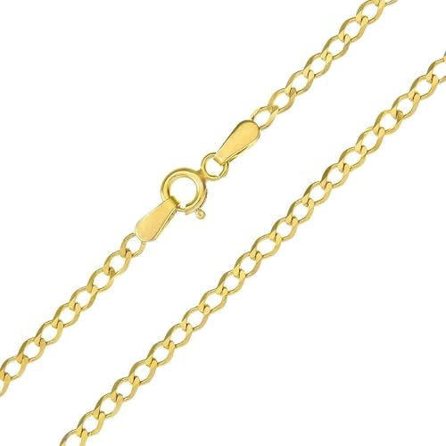 PRINS JEWELS 14 Karat 585 Gold Panzerkette Weit Gelbgold Kette - Breite 3.60 mm