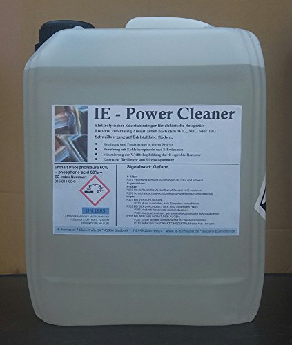 5 Liter IE-Power Cleaner Ultra Elektrolyt Edelstahl beizen WIG/TIG für Kohlefaserpinsel/Carbonpinsel für elektische Beizgeräte