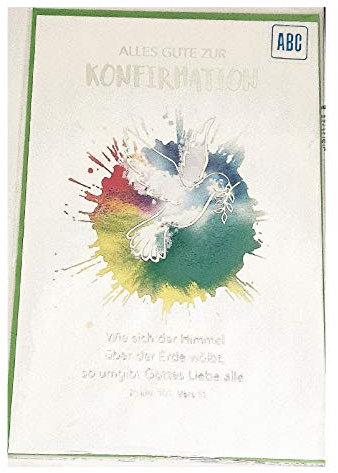 Boss & Co Konfirmationskarte Alles Gute zur Konfirmation - 3 Stück - mit Spruch