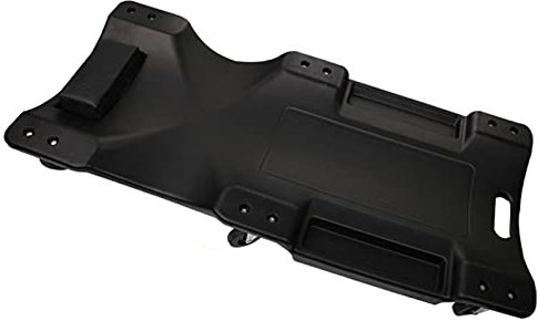 ARCH 40Inch Kunststoff-Kriechpflanze, Komfortable Tiefprofile Rollbrett Werkstatt Mit 6 Rädern-Raupenbrett, Großer Werkzeugschlitz, Dolly-Räder, Die Für Die Garage Geeignet Sind (Color : Black)