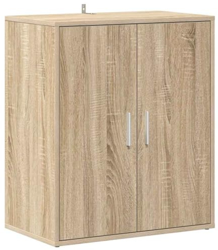 vidaXL Schuhschrank 5 Ablagen Wand Schuhkommode Schuhregal Schuhablage Schuhaufbewahrung Schuhständer Schuhorganizer Sonoma-Eiche 60x35x70cm Holzwerkstoff