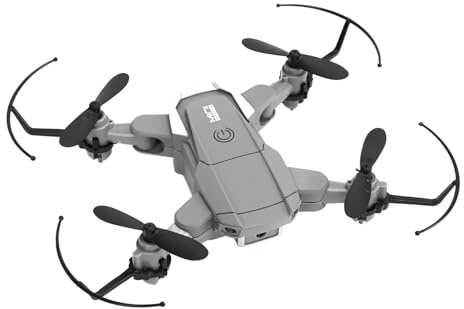 Drohne mit Kamera, RC Quadcopter mit 4K Kamera, Schwerkraftsensor RC Flugzeug, 75° Elektrisch Verstellbares Objektiv und 120° Weitwinkelobjektiv, Faltbare Höhenhalte APP Steuerung