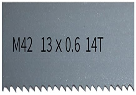 PNAJFUEL Bandsägeblatt, M42 Bimetall 1/2 Bandsägeblätter 13 Mm Bandsägeblatt Zum Schneiden Von Hartholz, Metall/14Tpi/L 1490Mm