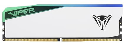 Patriot Memory Viper Elite 5 RGB DDR5 RAM 16 GB (1 x 16 GB) 5200 MT/s CL36 1,35 V UDIMM Desktop-Gaming-Speicher, kompatibel mit Intel XMP/AMD Expo – PVER516G52C36W