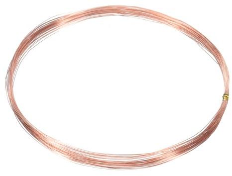 sourcing map 99.99% 30 Gauge 0.25mm Pure Copper Wire 10m/33 ft Soft Craft Copper Wire Tarnish Resistant Jewelry Wire for Jewelry Making Beading DIY Crafts Supplies, Copper