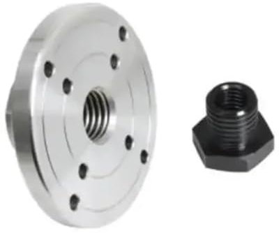 TBGCXJSV 1SET Piastra Frontale per tornio per Legno per mandrino per tornio per Lavorazione del Legno filettato M33 M18 da 1 Pollice 2 3 4 6 Piastra Frontale flangiata (M18x2,5-100mm)
