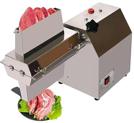 Meat Tenderizer Machine, 800W Heavy Duty Electric Tool, Stainless Steel, 150kg/h Capacity for Beef, Turkey, Chicken, Pork, and Fish - Commercial Use