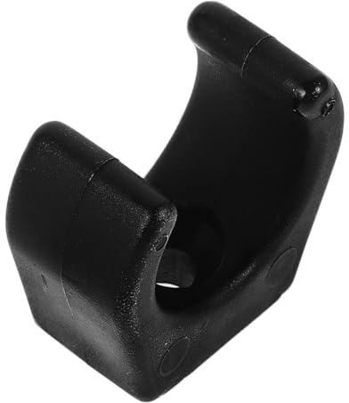 Toyvian Nylon Pipe Clamp for Yachts and Boats Durable Clip Mounting Bracket for Pipe Fixation Versatile Accessory Reliable Performance for Household and Industrial Use Black Nylon Fitting