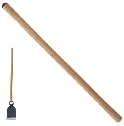 Mango - mango de madera para azada, medidas 1200x45 mm, robusto y ergonómico, ideal para labores de jardinería y agricultura.