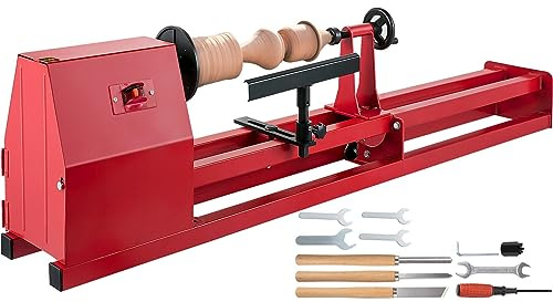 Tornio for legno 14 X 20 / 14 X 40 / 14 × 51 Perfetto for levigatura ad alta velocità Foratura e lucidatura di lavori finiti(14 x 40 inch-A)