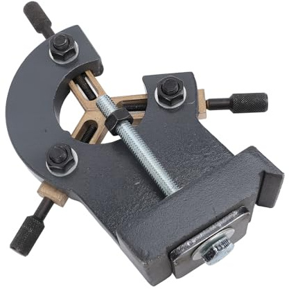 Qudinip Mini-Drehbank-Lünette, Stabile Aluminiumlegierung, Eisen-Kupfer-Konstruktion mit 3-Unterstützung für 0618 CJ18 CJ0618A 7x12 7x14 0618 3B Mini-Drehmaschinen
