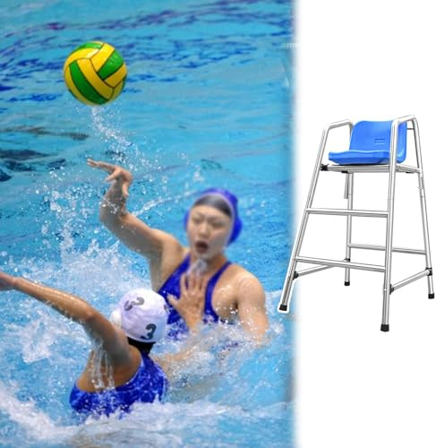 Chaises de Sauveteur surélevées pour Parcs Aquatiques et piscines - Plateforme de Plage Amovible en Acier Inoxydable, idéale pour Le Sauvetage et l'arbitrage Sportif, équipement extérieur du