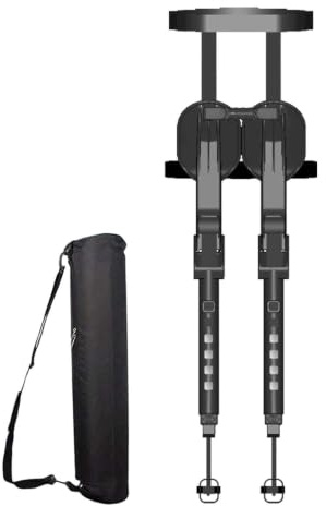 Wearable Seat, Portable Folding Chairless Leg Brace, Lightweight Ergonomic Stool for Outdoor Activities, Invisible Design, Ideal for Fishing, Hiking, Camping