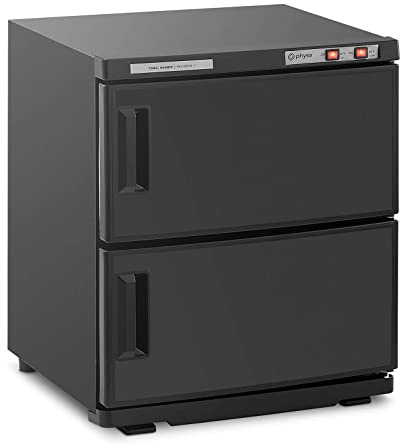 Physa - Scaldasciugamani con sterilizzazione UV, 70 °C, 450 W, scaldasalviette, scalda impacchi, per saloni di Bellezza, Piccolo, PHY-400TH-1_Nero