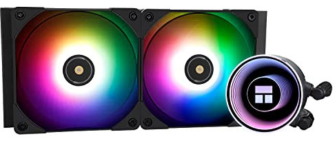 Thermalright Frozen Notte 240 BLACK ARGB V2 refroidisseur de processeur de refroidissement par eau, ventilateurs PWM doubles,roulements S-FDB,adapté pour AMD/AM4 AM5,Intel LGA 1700/1150/1151/1200/2011