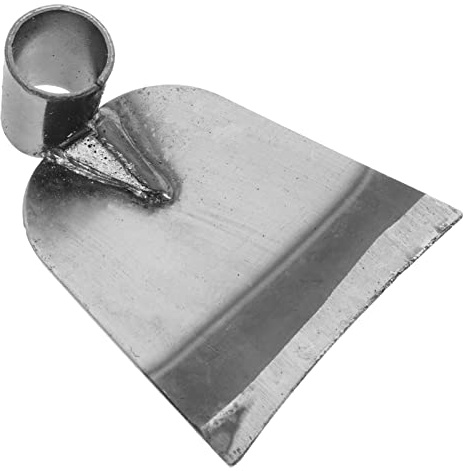 Happyyami Garden Hoe Head Hoe Head Replacement Hand Hoe Stainless Steel Garden Hoe Head Digging Weeding Hoe Head Round Eye Hoe Replacement Parts Steel Weeding Hoes