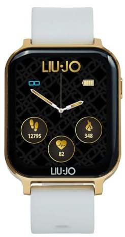 Orologio Unisex Smartwatch Voice Energy Gold Cinturino Bianco Liu Jo