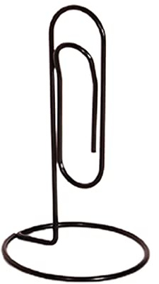 WYLZLKX Nordic Büroklammer, Tischkartenhalter, Memo-Halter, Foto-Clips, Nachrichtenordner, Schreibtischständer für Papier, Notizen, Erinnerung, Foto-Schwarz